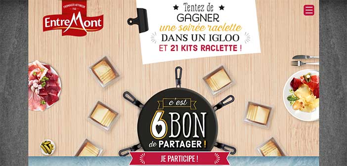 www.entremont.com - Jeu Entremont C'est 6 bon de partager