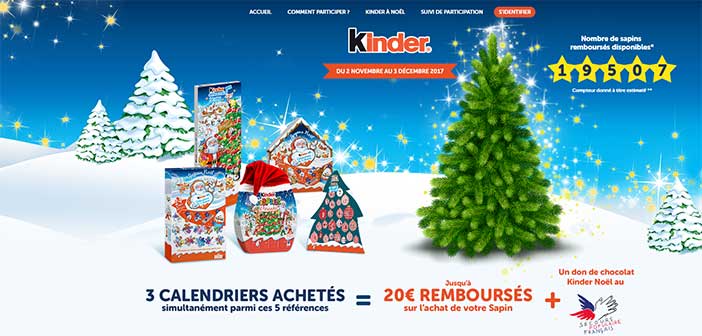 www.kindersapin.fr - Opération Kinder Sapin