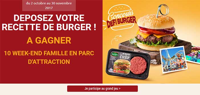 www.socopa.fr/jeu - Jeu Socopa Défi Burger 2017