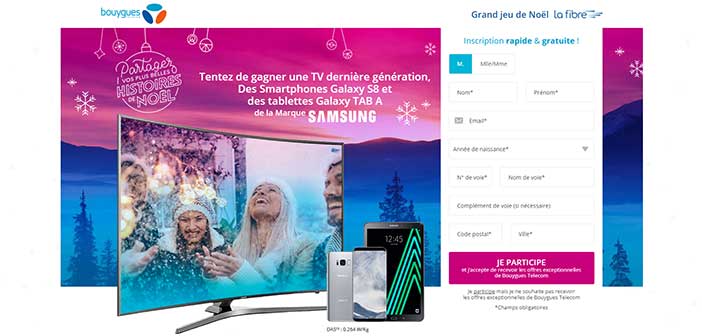 Fibre.bouyguestelecom-lejeu.com - Jeu de Noël la fibre Bouygues Telecom