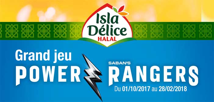 www.isladelice.fr - Jeu Isla Délice Halal Power Rangers