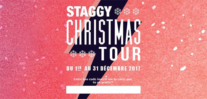 www.staggy.com - Jeu Staggy Christmas Tour