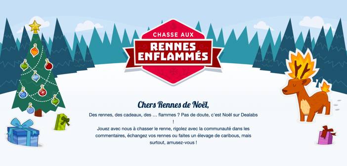 www.dealabs.com Jeu de Noël Chasse​ ​aux​ ​rennes enflammés