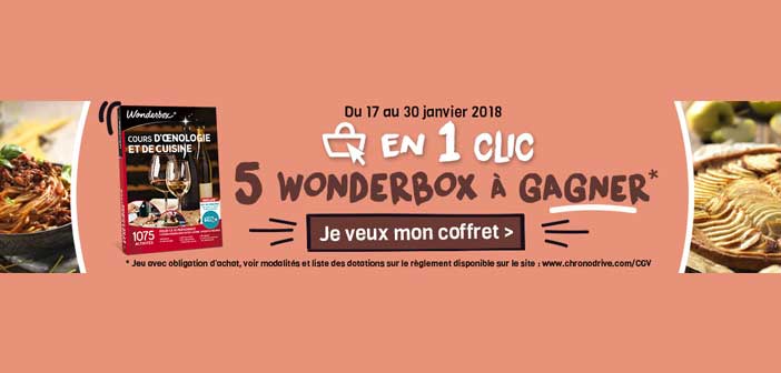 www.chronodrive.com - Jeu Chronodrive Wonderbox en 1 clic