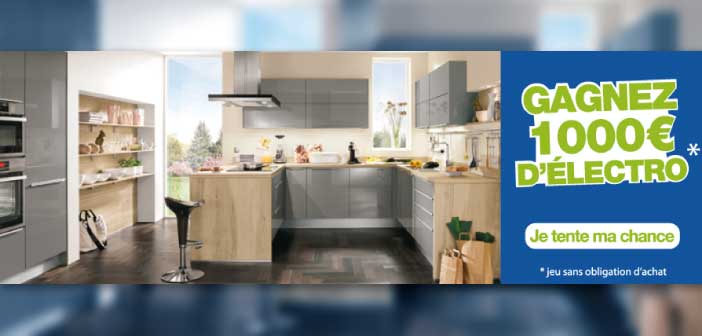 www.discountcuisines.fr - Jeu 1000 euros d'Électro à Gagner
