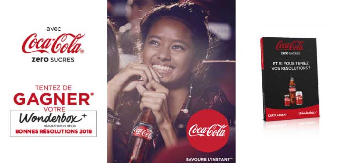 www.instants-plaisir.fr - Jeu Coca-Cola Zéro Sucres Wonderbox
