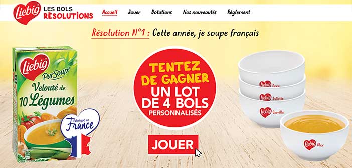 www.lesbolsresolutions.fr - Jeu Liebig Les Bols Résolutions