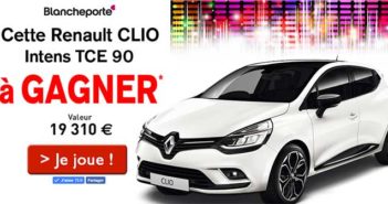 www.blancheporte.fr - Jeu Blanche Porte Renault Clio Intens