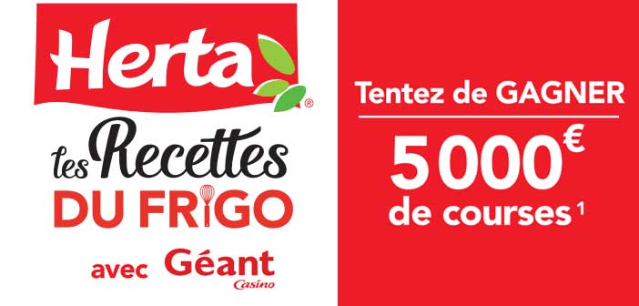 www.herta.fr/lesrecettesdufrigo - Jeu Herta Les Recettes du Frigo Géant Casino