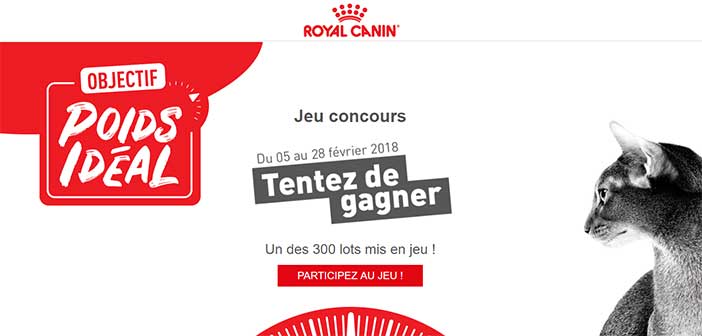 www.jeu-royalcanin.fr - Jeu Objectif poids idéal Royal Canin