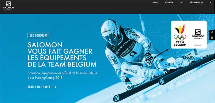 www.salomon.win-in-sports.com - Jeu Salomon Team Belgium