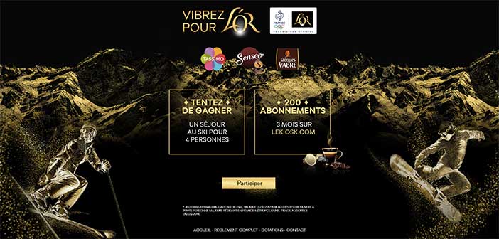 www.vibrezpourlor.com - Grand Jeu Vibrez pour l'OR