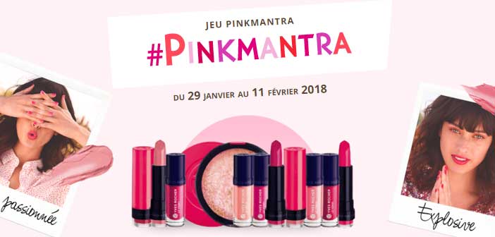 www.yves-rocher.fr - Jeu Pink Mantra Yves Rocher