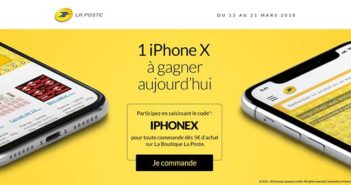 Jeux.laposte.fr - Grand Jeu La Poste iPhone X
