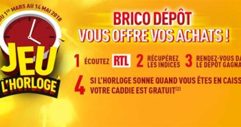 www.bricodepot.fr - Jeu de L'Horloge RTL Brico Dépôt