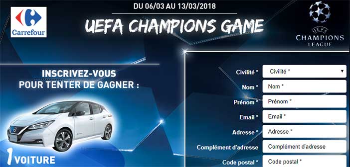 www.carrefour.jeupepsico.fr - Jeu Carrefour UEFA Champions League