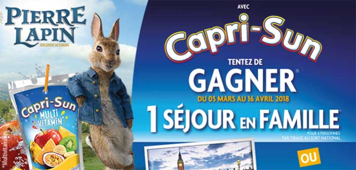 www.jeu-caprisun.fr - Grand Jeu Capri-Sun Pierre Lapin