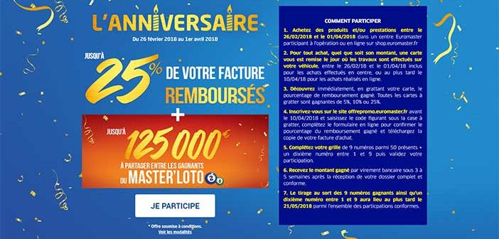 www.euromaster.fr - Jeu Euromaster Master Loto 2018
