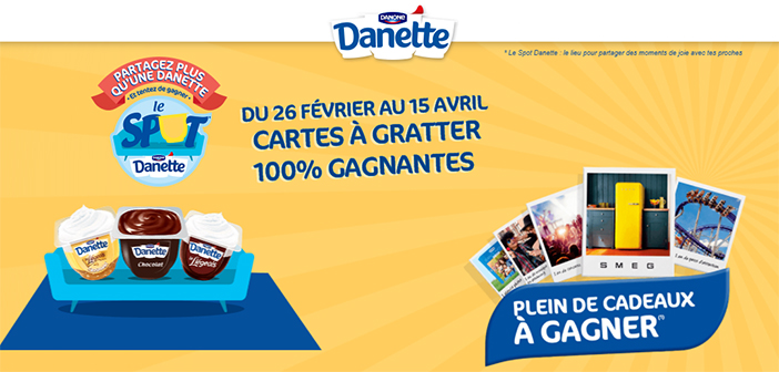 www.danette.fr - Grand Jeu Danette Grattez et Gagnez