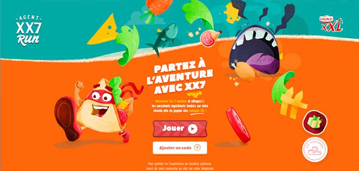 www.daunat.run - Jeu Daunat XXL Agent XX7 Run
