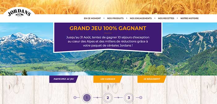 www.jordans.fr/so-natural - Jeu 100% gagnant Jordans So Natural