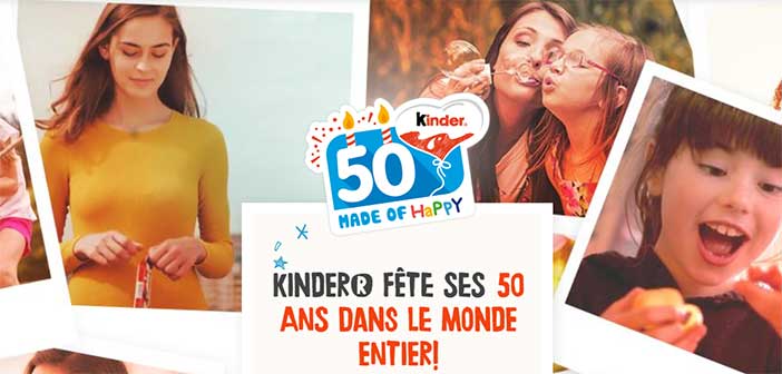 www.kinder.com/50 - Grand Jeu Anniversaire Kinder 50 ans