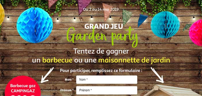 jeu.auchan.fr/garden-party - Jeu Garden Party Auchan
