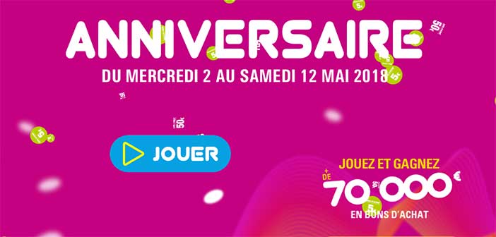 www.anniversaire-flash.com - Jeu Anniversaire Flash Leclerc 2018