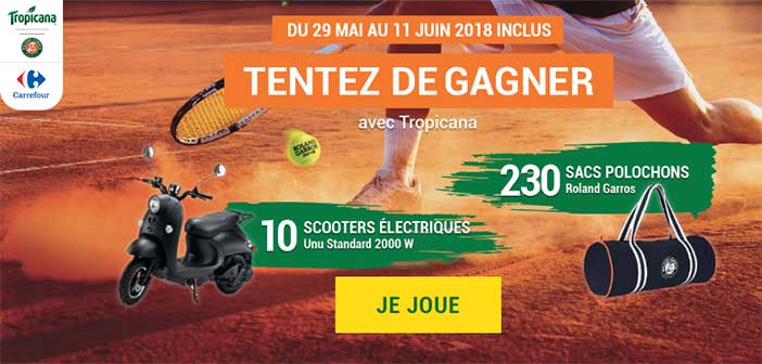 www.carrefour.jeupepsico.fr - Jeu Carrefour Roland Garros 2018