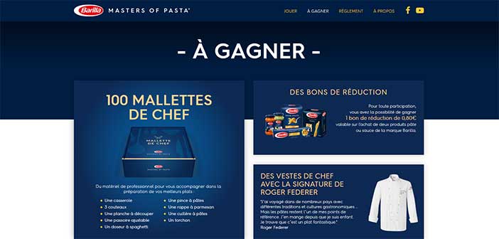 www.leservicegagnantbarilla.fr - Jeu Le Service Gagnant Barilla