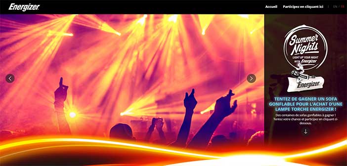 www.moneteenergizer.com - Jeu Energizer Make the most of your summer