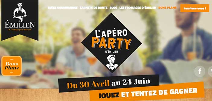 www.emilien-fromages.com - Jeu Apéro Party d'Émilien