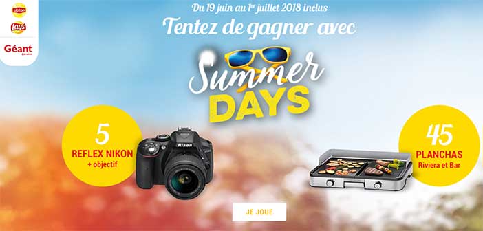 www.geant.jeupepsico.fr - Jeu Pepsico Géant Summer Days