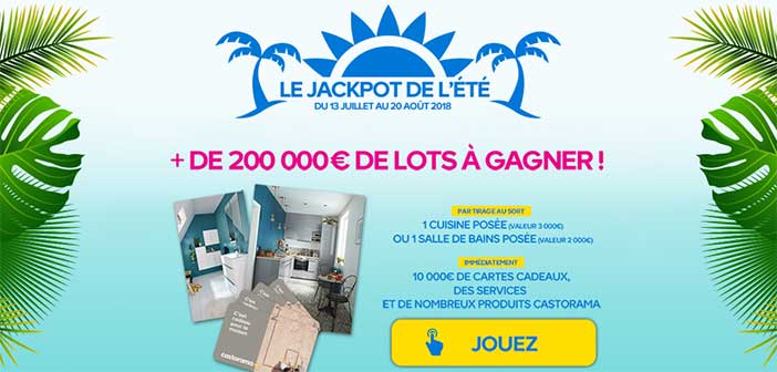 Jackpot-castorama.fr - Jeu Castorama Jackpot de l'Eté