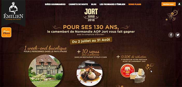 www.emilien-fromages.com/jeu-130ans-jort - Jeu 130 ans Jort Émilien Fromages
