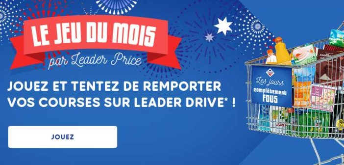 www.leaderprice.fr - Jeu du Mois Leader Price