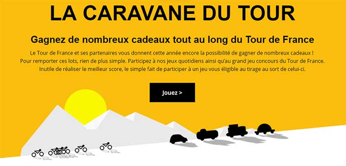 www.letour.fr - Grand Jeu La Caravane du Tour 2018