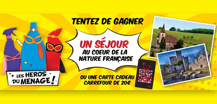 carrefourmarket.jeux-des-marques.fr - Jeu Les héros du Ménage Carrefour Market