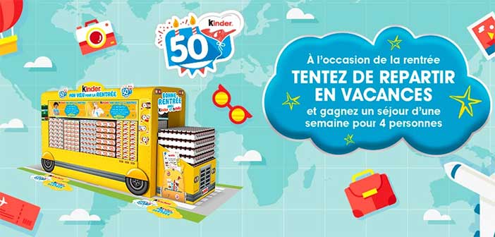 www.club.kinder.fr - Jeu Kinder Mon voeu pour la rentrée