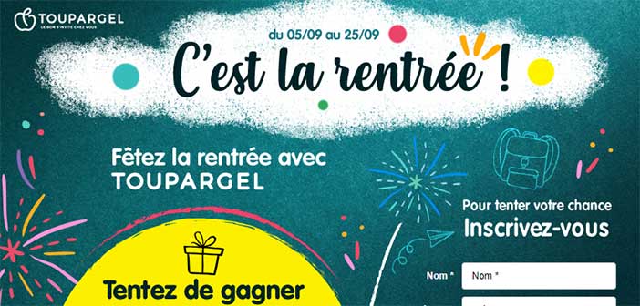 www.jeu.toupargel.fr - Jeu Toupargel C'est la rentrée