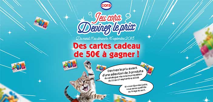 www.jeux.cora.fr - Jeu Cora Devinez le prix