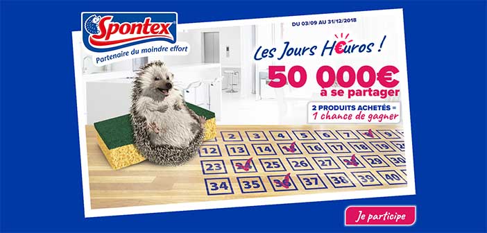 www.lesjoursheuros.fr - Jeu Les Jours Heuros Spontex