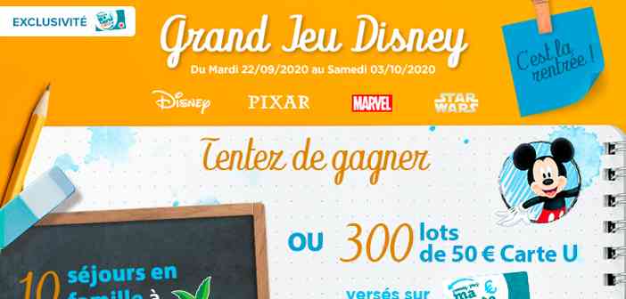 www.magasins-u.com/jeu-disney - Grand Jeu Disney Magasins U