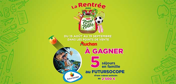 www.pompotesrentree-auchan.fr - Jeu Rentrée Pom'Potes chez Auchan