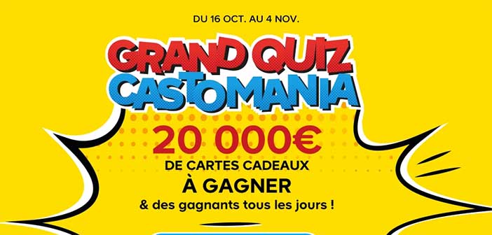 www.castorama.fr - Grand Jeu Quiz Castomania