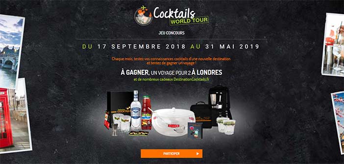 www.jeu.destinationcocktails.fr - Grand Jeu Cocktails World Tour