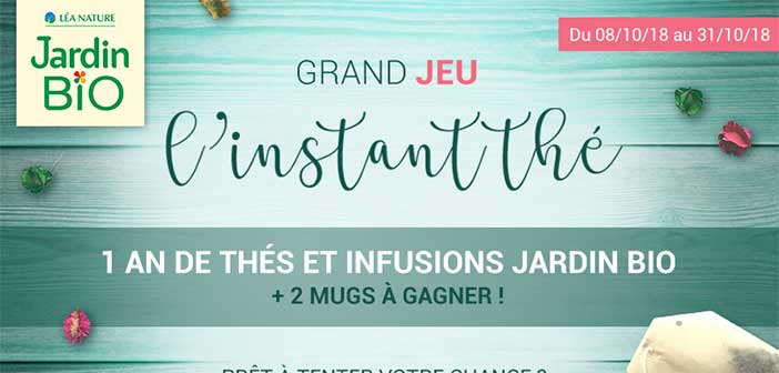 www.jeu.jardinbio.fr - Jeu Jardin BiO L'Instant Thé
