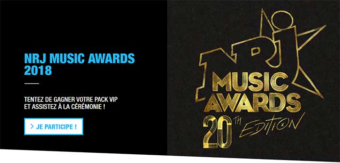 www.nrjbanquepop.fr - Jeu NRJ Banque Pop Music Awards 2018