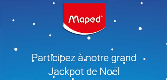 www.maped.com - Jeu Mapped Jackpot de Noël