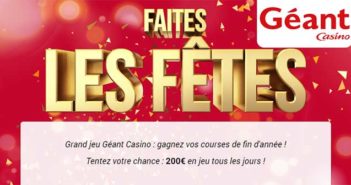 www.geantcasino.fr - Grand Jeu Fin d'Année Géant Casino